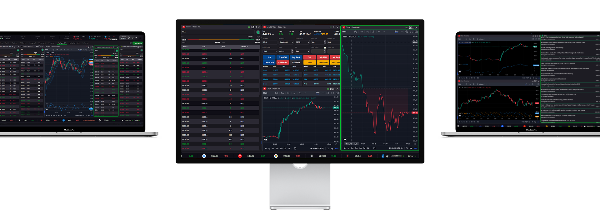 Seamlessly switch between web and desktop layouts for a better trading experience