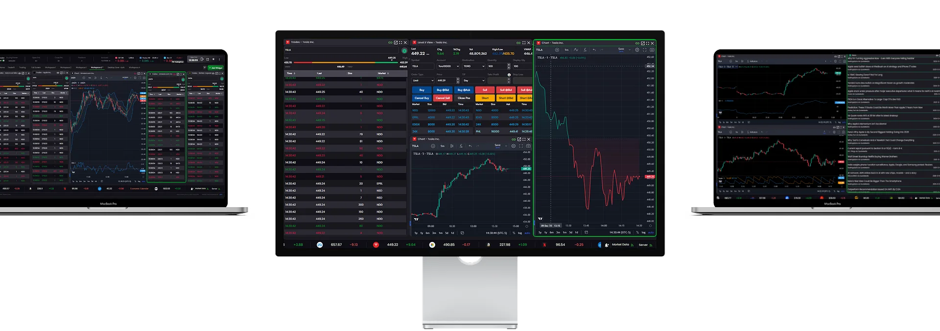 Seamlessly switch between web and desktop layouts for a better trading experience