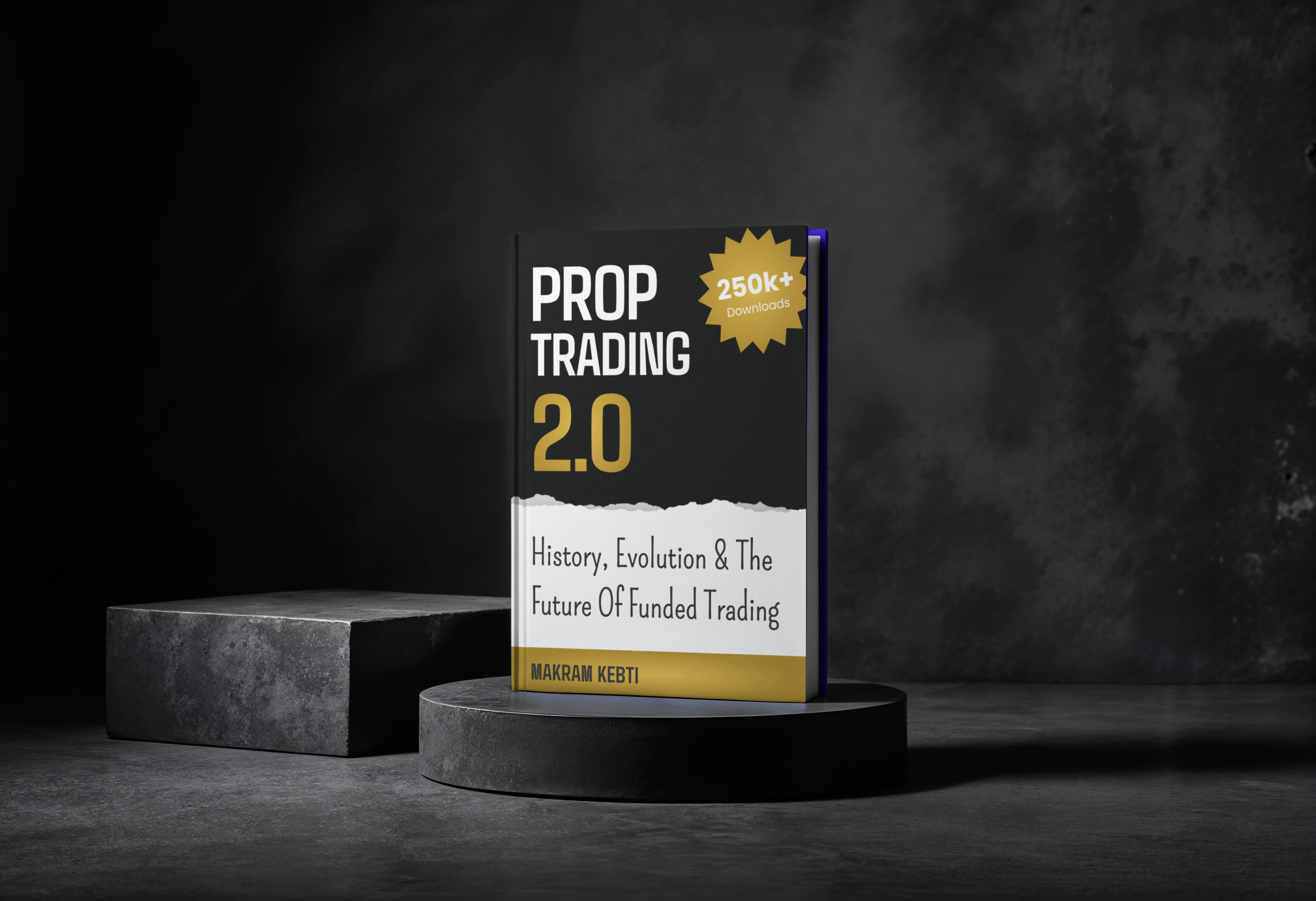 Sign-up form to download the "History, Evolution & Future of Funded Trading" ebook