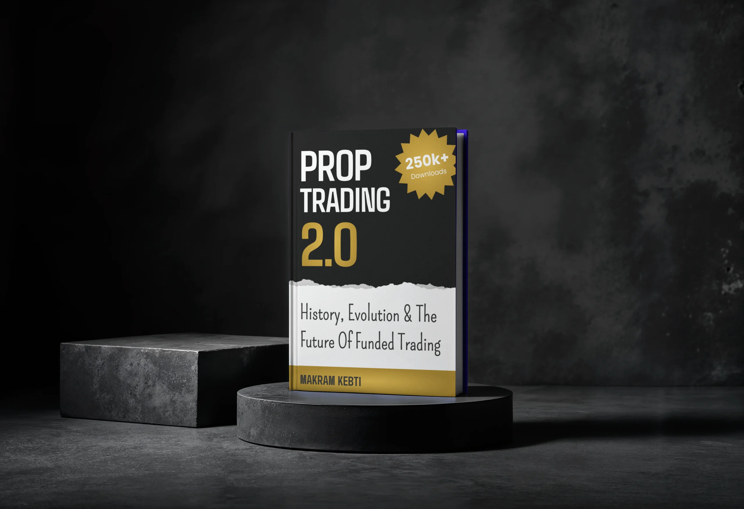 Sign-up form to download the "History, Evolution & Future of Funded Trading" ebook