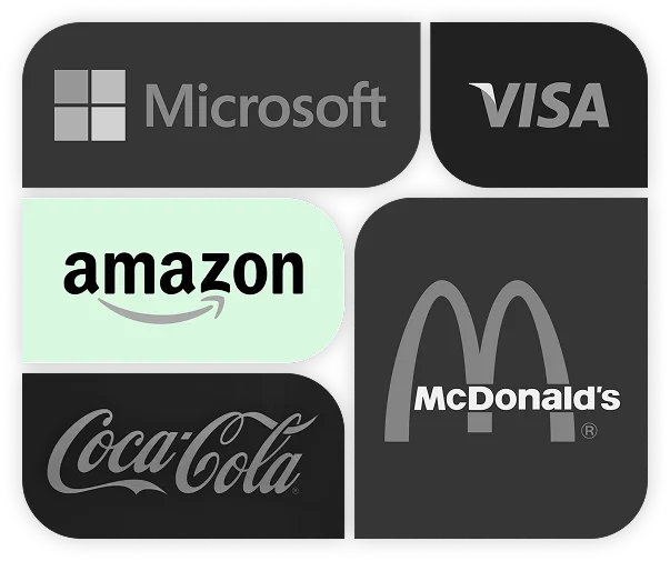 A collection of top company symbols tradable in the funded program