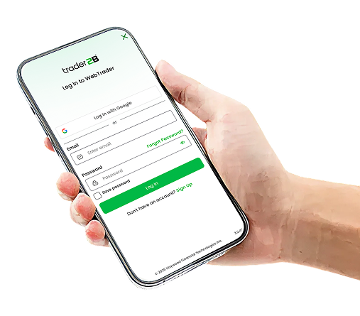 Easy sign-up process on mobile