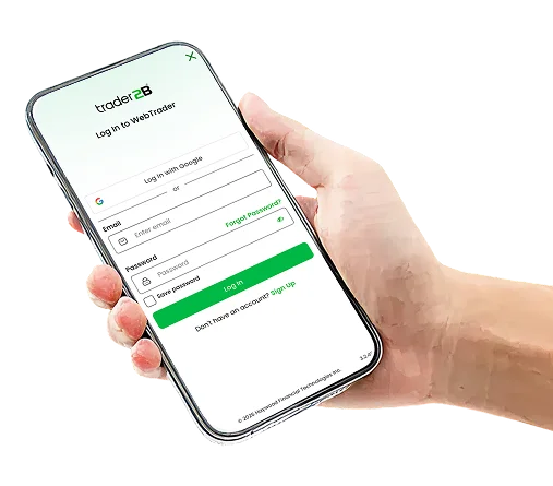 Easy sign-up process on mobile