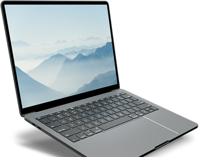 A sleek laptop setup illustrating the professional trading environment