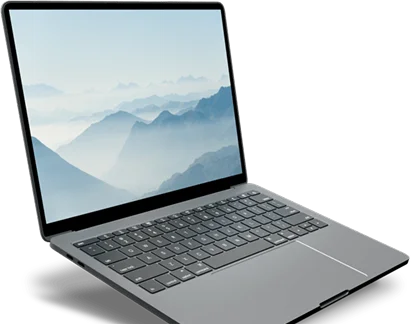 A sleek laptop setup illustrating the professional trading environment