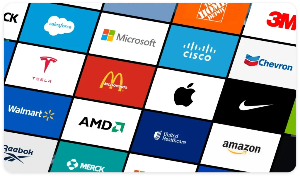 Trade real stocks and ETFs from top global brands on NYSE and NASDAQ